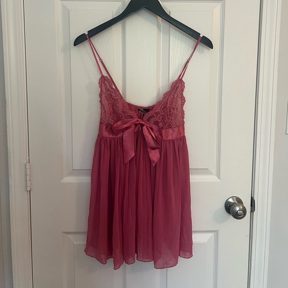 Victoria's Secret Other - Victoria's Secret pink baby doll-style camisole top adjustable straps.